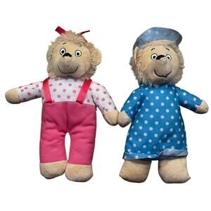 PBS Kids The Berenstain Bears Sister Mom Bear Lot Plush Stuffed Animal Toy 9"